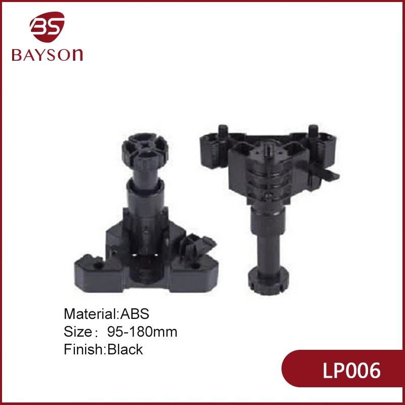 Lp006 Furniture Fittings ABS/PP Kitchen Legs Plastic Adjustable Leveling Furniture Feet