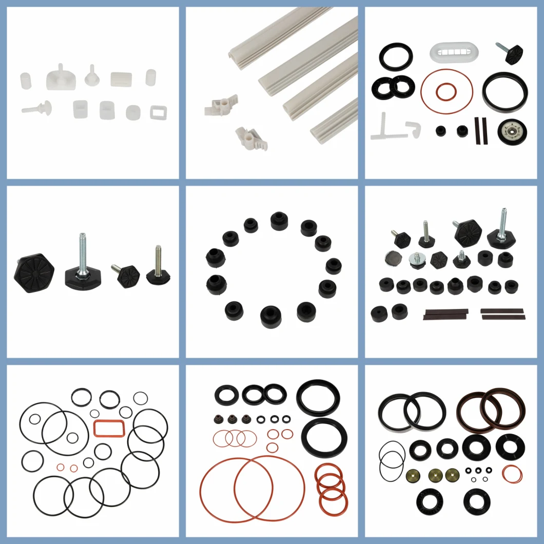 Standard Anti Slip Shock Absorb Screw Mount Rubber Feet for Chair / Furniture / Cut Board / Machine