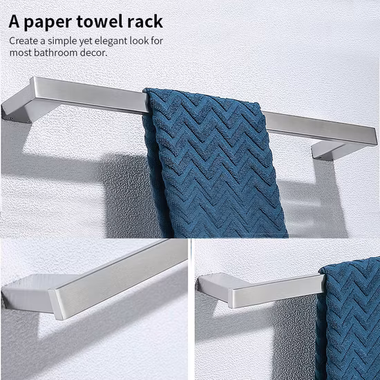 Acessório para banheiro Acessórios de banheiro Conjunto de peças de banheiro montado na parede Acessórios